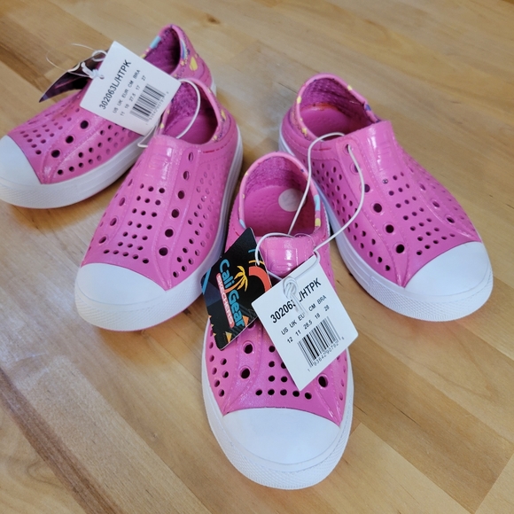 SKETCHERS Guzman Steps - Sandcastle Dreams Girls Hot Pink Sandals - Picture 3 of 7